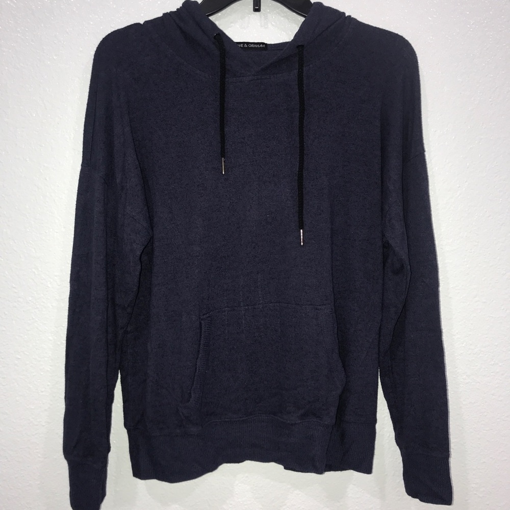 Dark blue hoodie